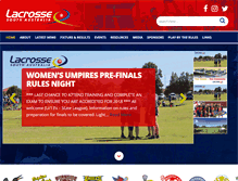 Tablet Screenshot of lacrossesa.com.au
